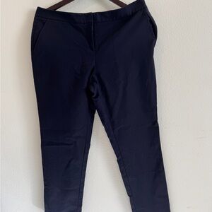 Vince Camuto navy ladies size 12 flat front pants